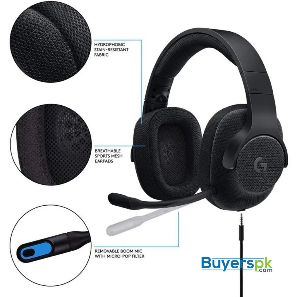 Logitech G433 7.1 Wired Surround Gaming Headset - Price in Pakistan Logitech G433 7.1 Wired Surround Gaming Headset - Price in Pakistan
